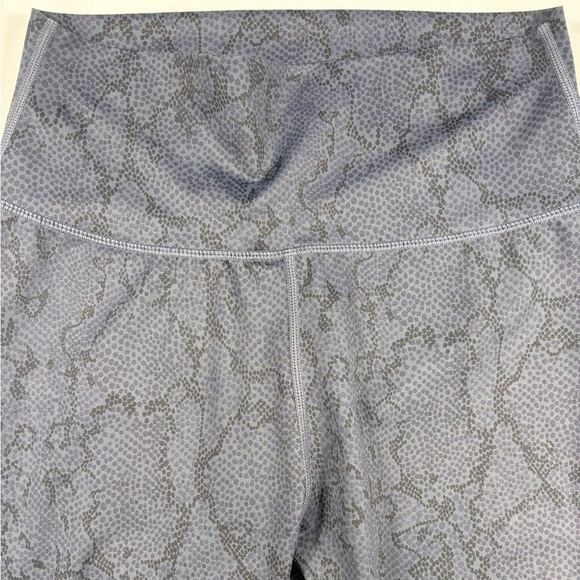 Anthropologie AllFenix Python Print 7/8 Legging Blue Charcoal | Size Medium - Picture 3 of 10